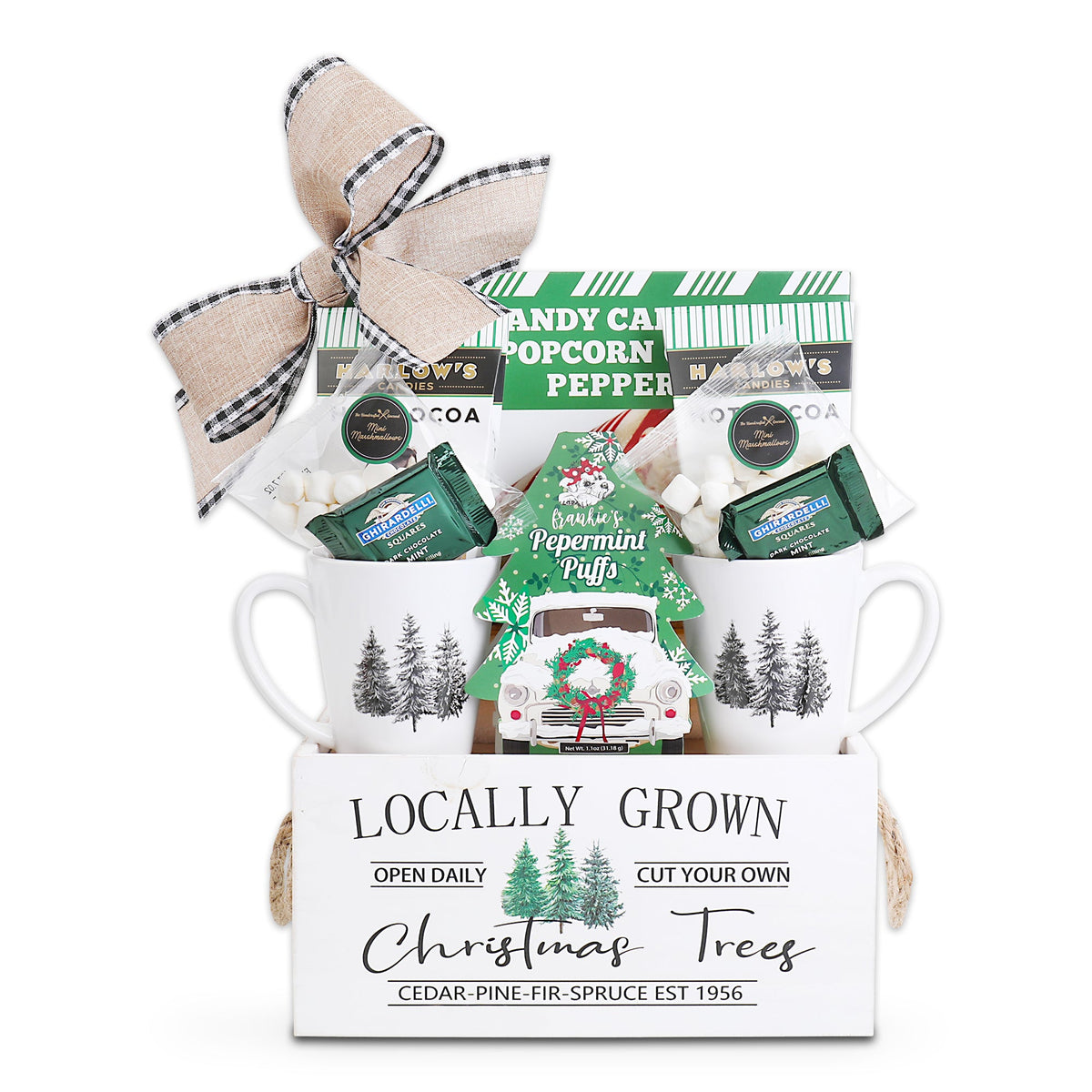 Locally Grown Trees Holiday Gift Basket – Bellas Gift House