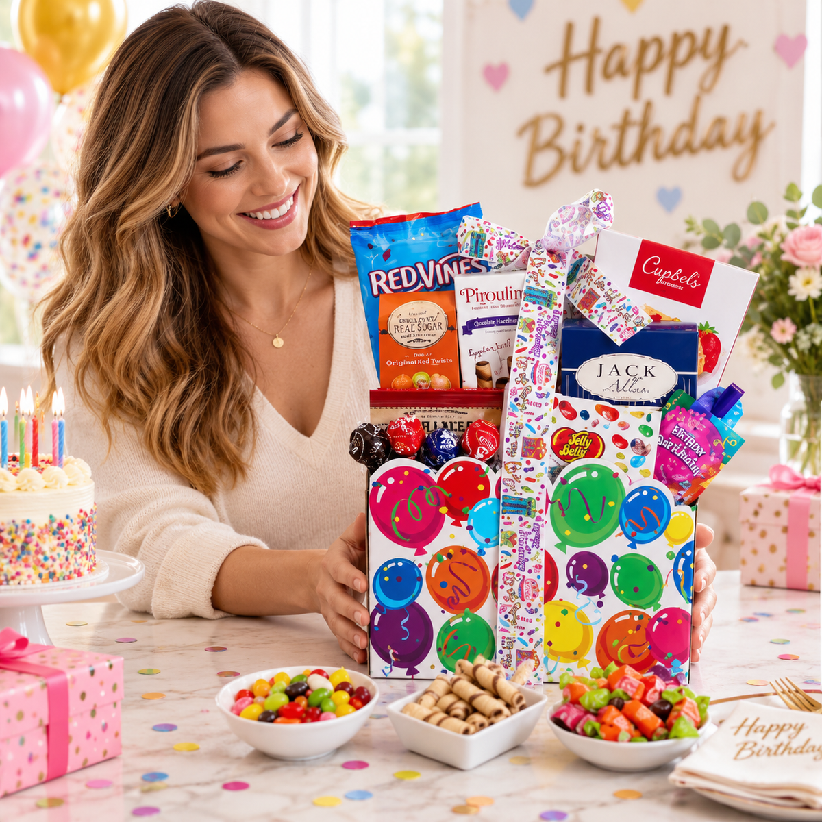 Birthday Cheer Gift Basket