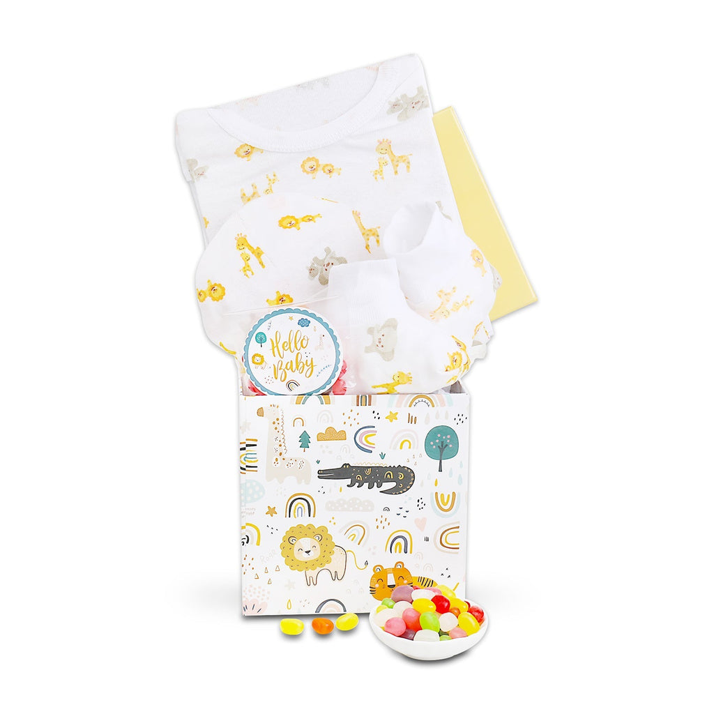 It's a Jungle Out There New Baby Gift Basket
