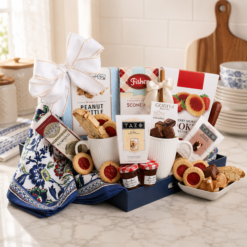 Good Morning! Breakfast Tea Tray Gift Basket