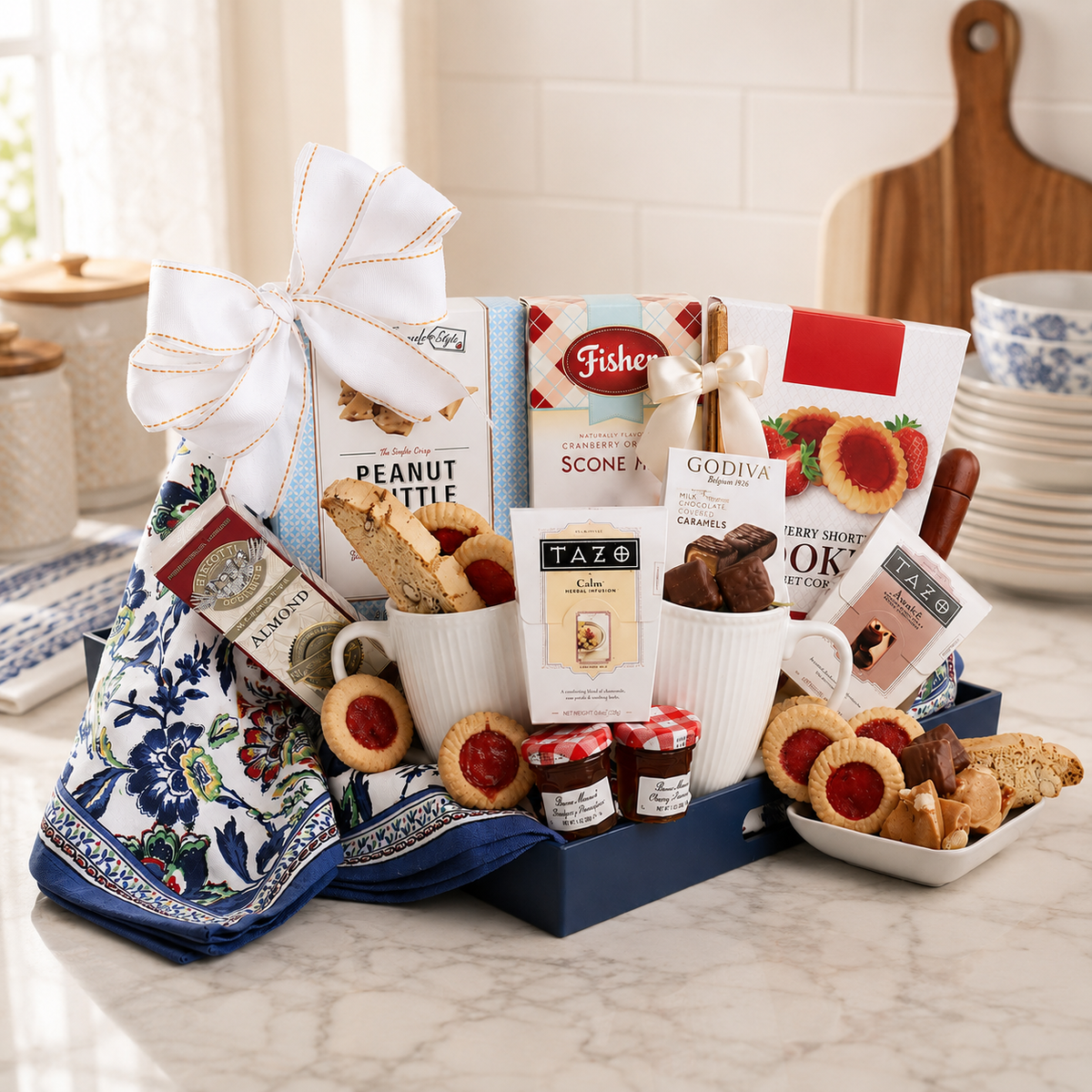 Good Morning! Breakfast Tea Tray Gift Basket