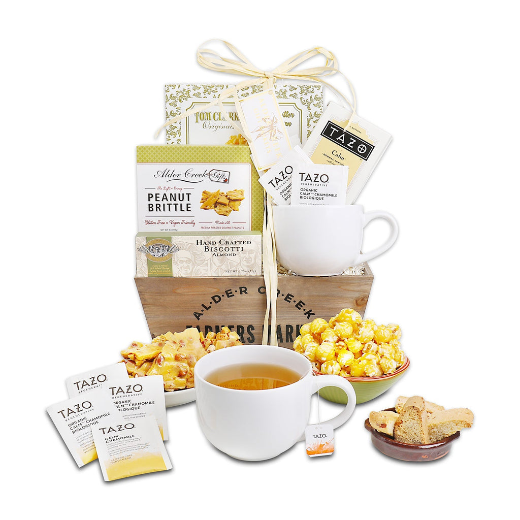 Serenity Tea Crate Gift Basket