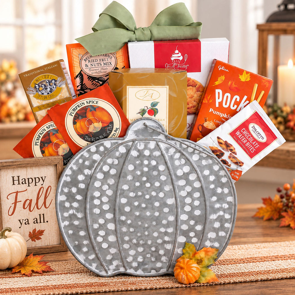Pumpkin Spice Fall Harvest Gift Basket