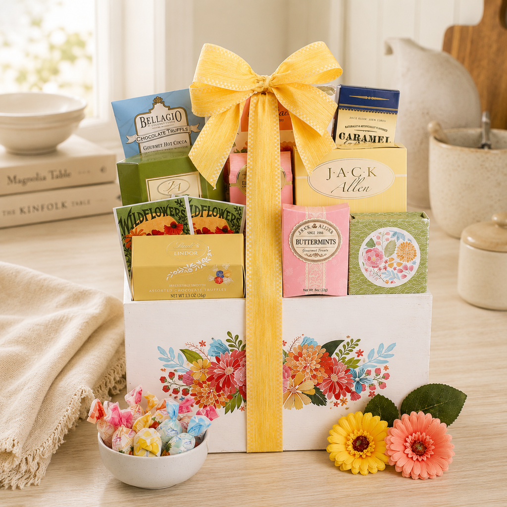 Garden of Sweet Indulgence Gift Basket